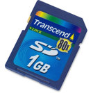 Toshiba/Transcend/Kingston/Sandisk 1GB SD/SDHC card