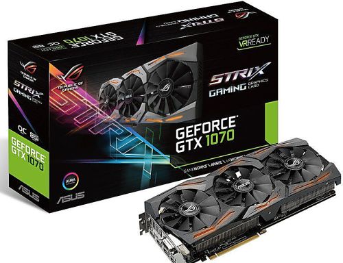 ASUS STRIX GTX1070 GAMING, 8G video card.