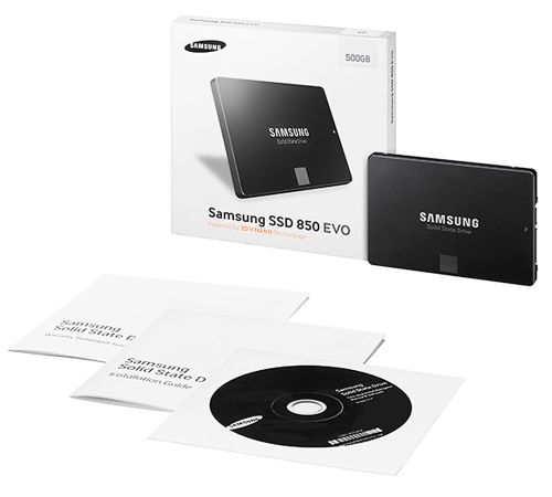Samsung Hard Drive, SSD 850 EVO 500Gb.