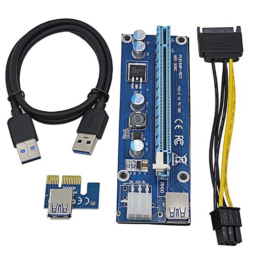 Райзер PCI-E 006C, 6 pin. Райзер PCI-E 006C, 6 pin.