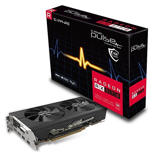 Tarjeta de video SAPPHIRE PULSE Radeon™ RX 570 4GD5 para minar.