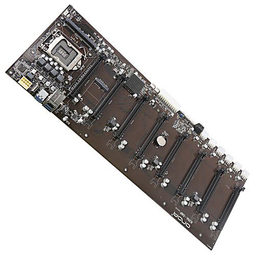 ONDA B250-D8P D3 mining motherboard, 8 slots.