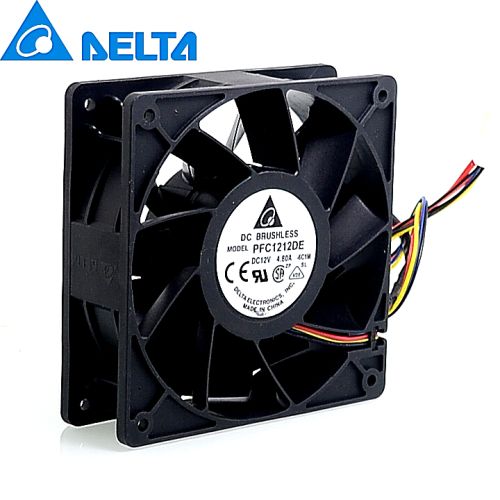 Кулер для майнера Delta PFC1212DE, 120 мм, 4.8A. Кулер для майнера Delta PFC1212DE, 120 мм, 4.8A.