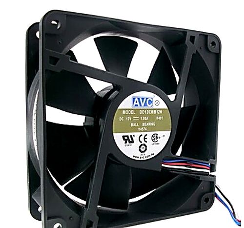 Ventilador para miner AVC DA12038B12H, 120 мм, 1.05A.