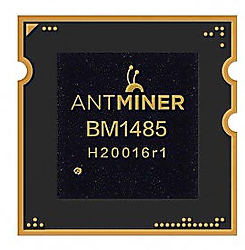 Original BM1485 Bitcoin miner chip (for Antminer L3+).