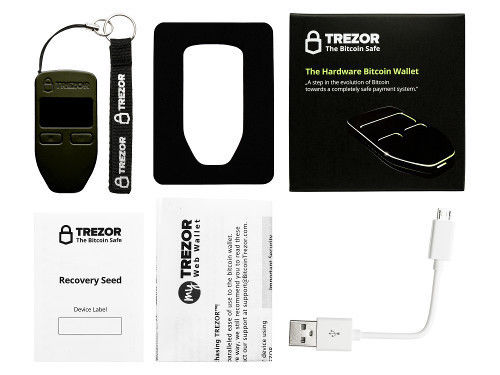 Billetera de hardware Trezor.