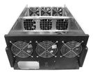 6W plus closed case for 13 GPU with 9 coolers.