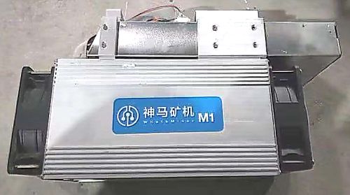 Whatsminer M1, 11,5Th/s, 2000W, SHA-256 (BTC). Whatsminer M1, 11,5Th/s, 2000W, SHA-256 (BTC).