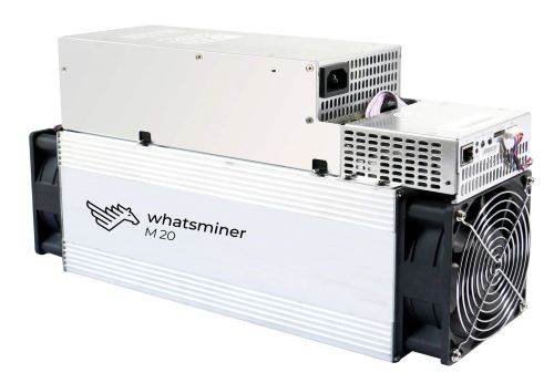 Whatsminer M20, 45Th/s, 2160W (SHA-256).