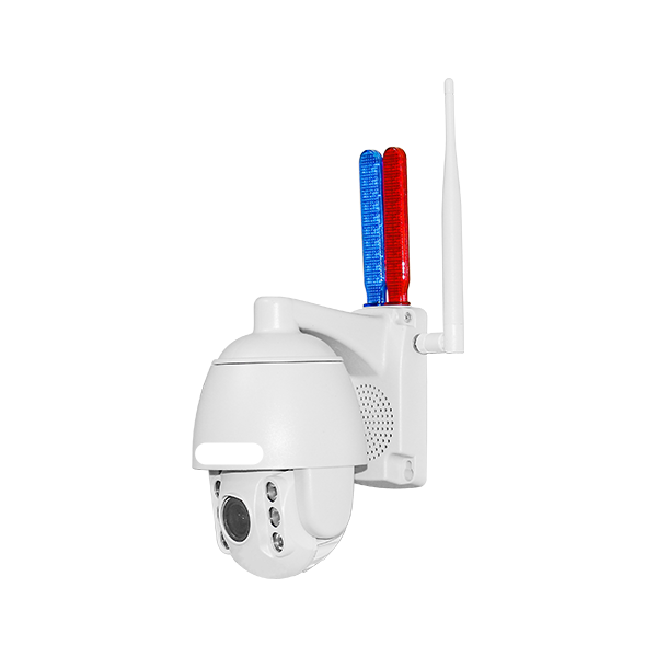 B306 PT cámara domo con alarma intermitente.