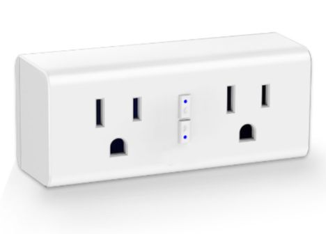 Mini Wi-Fi dual smart outlets WP211.