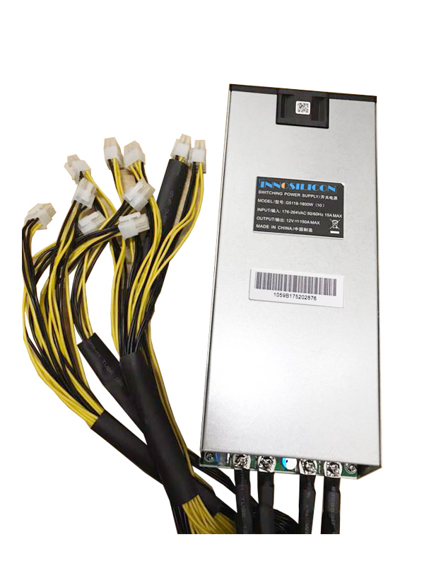 Innosilicon 1800W, power supply (PSU).