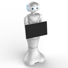 Servicio inteligente humanoide de negocios robot PeiPei.