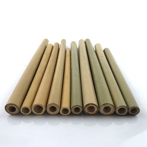 Natural bamboo drinking straw.