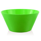 Biodegradable reusable bamboo fiber bowl.