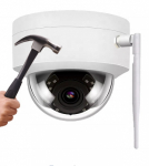 TUYA Smart WiFi camera, vandal proof, AP-B134CL10-TY, 1.0MP.