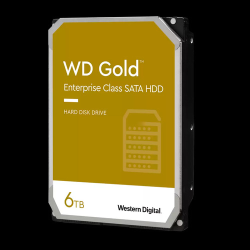 6T, WD Gold Enterprise Class SATA Hard Drive.