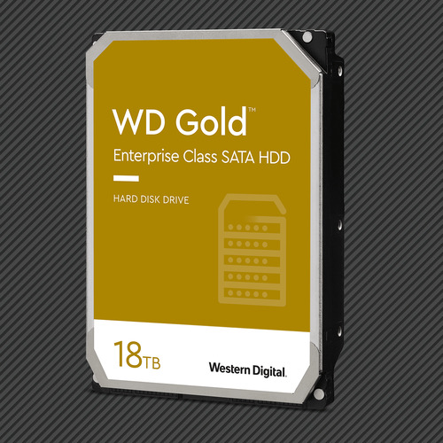 18T, WD Gold Enterprise Class SATA Hard Drive.