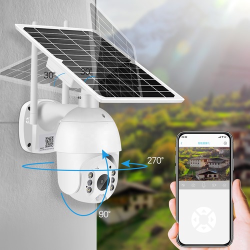 WiFi 4X Zoom IP66 solar panel camera, with alarm, 2MP, 1080P, AP-Q3-WIFI. WiFi 4X Zoom IP66 solar panel camera, with alarm, 2MP, 1080P, AP-Q3-WIFI.