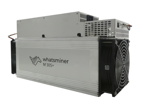 Whatsminer M30S+, 100Th/s, 3400W (SHA-256, BTC). Whatsminer M30S+, 100Th/s, 3400W (SHA-256, BTC).