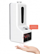 Desinfectante táctil inteligente con termómetro GP-100 Pro.