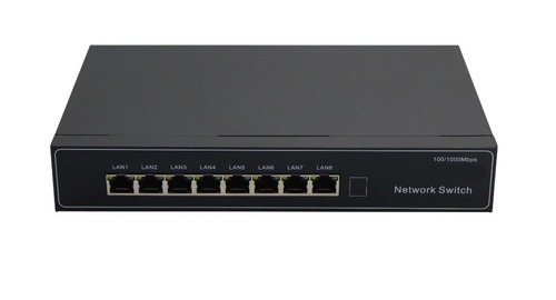 NF1008K, 8-port full Gigabit POE switch.