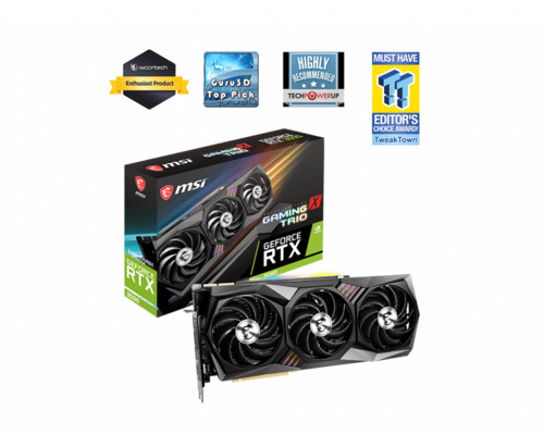 Tarjeta de video MSI GeForce RTX™ 3090 GAMING X TRIO 24G.