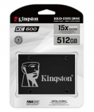 Solid state drive Kingston SSD KC600, 2.5'' format, SATA 3.0, 512Gb.