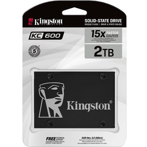Solid state drive Kingston SSD KC600, 2.5'' format, SATA 3.0, 2Tb.
