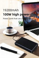 Laptop power bank 100W, 20000mAh.