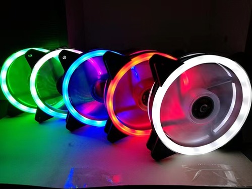 Led (RGB) cooling fans 120 mm, DC12V for PC case, B-3