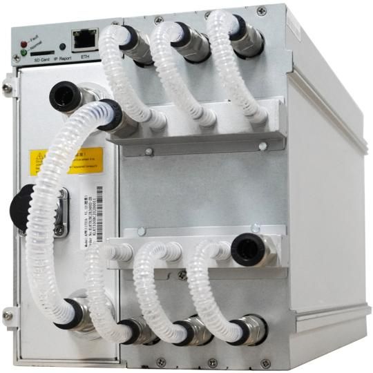 Antminer S21+ Hydro, 358Th/s, 5370W, SHA256 (BTC/BCH/BSV) miner. Antminer S21+ Hydro, 358Th/s, 5370W, SHA256 (BTC/BCH/BSV) miner.